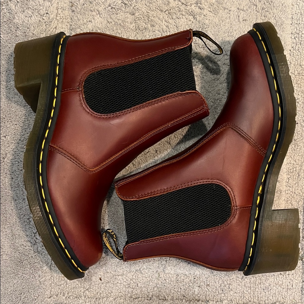 Dr. Martens Maroon Cadence Boots